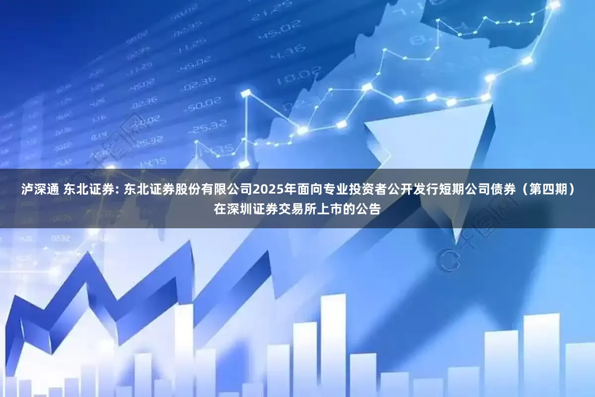 泸深通 东北证券: 东北证券股份有限公司2025年面向专业投资者公开发行短期公司债券（第四期）在深圳证券交易所上市的公告